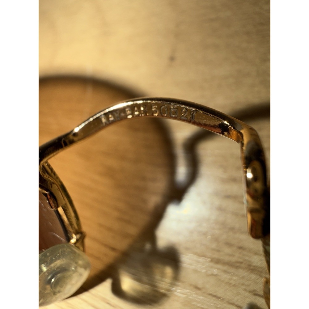 RAY BAN RB3447 112/68F 50-12mm Gold Frame with Pink Flash Lens - Picture 7 of 7